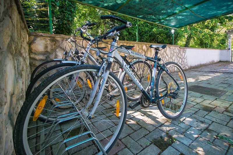 4 bicycles available