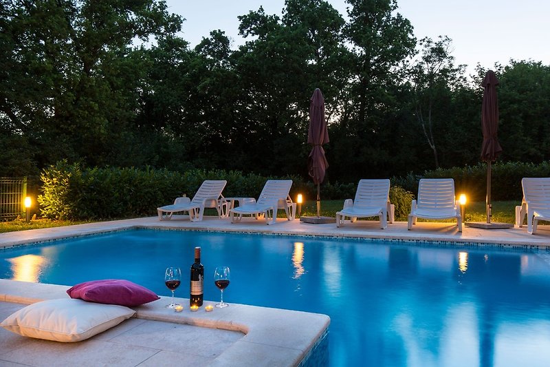 Warm and romantic summer nights in Istria.