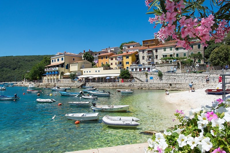 Die wunderschöne Küstenstadt Rabac
