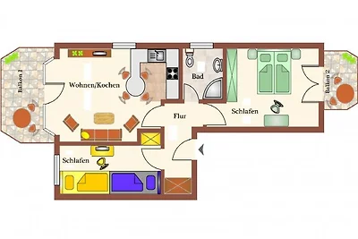 Vakantieappartement Gezinsvakantie Duhnen