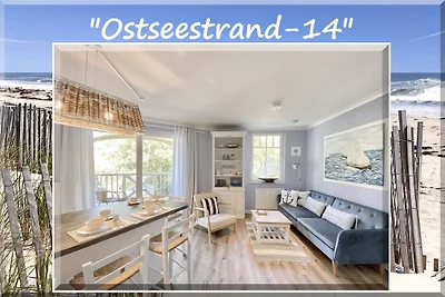 ☀️Ostseestrand-14 ⎈⎈⎈⎈⛱(WiFi+Sauna)