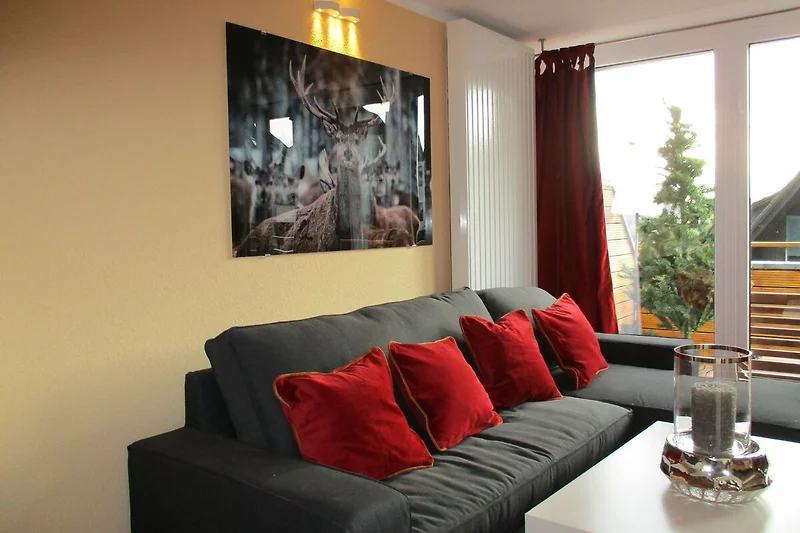 Chalet Platzhirsch_Wohnzimmer_Sitzecke