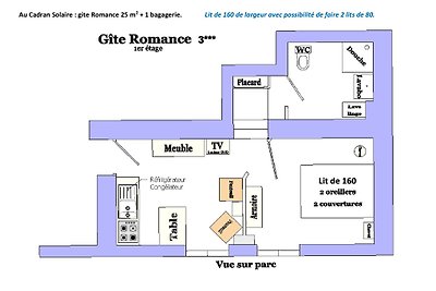 Huis 3 * charmant en ROMANCE