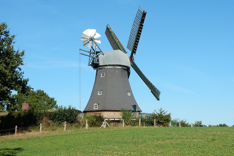 Ascheberger Windmühle Sventana - zeitweise in Betrieb
