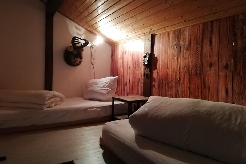 unsere Schwarzwaldkoje mit 2 Betten 