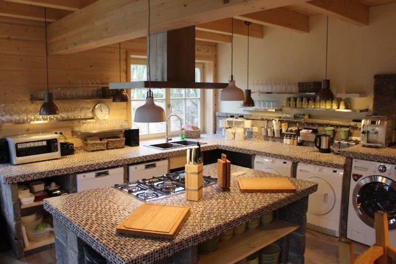 luxury country house kitchen