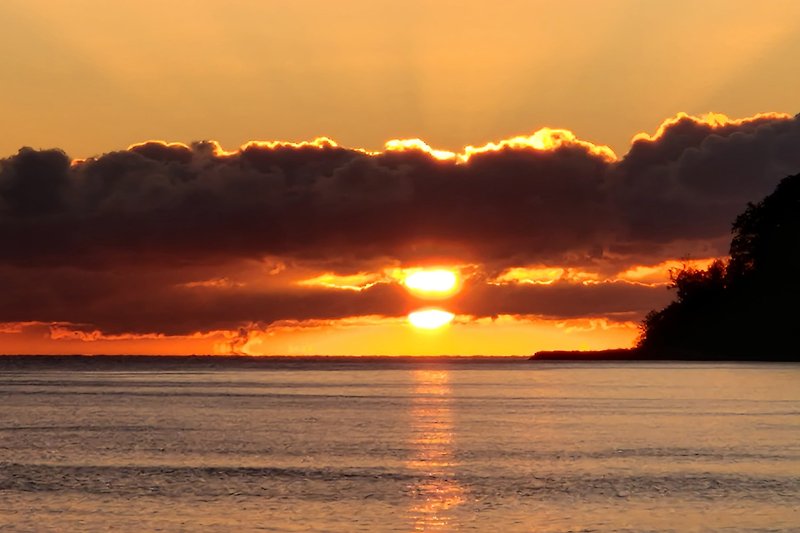Sonnenaufgang am Nordstrand