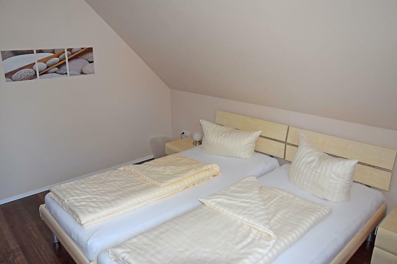 Doppelbett - Betten können auch getrennt aufgestellt werden