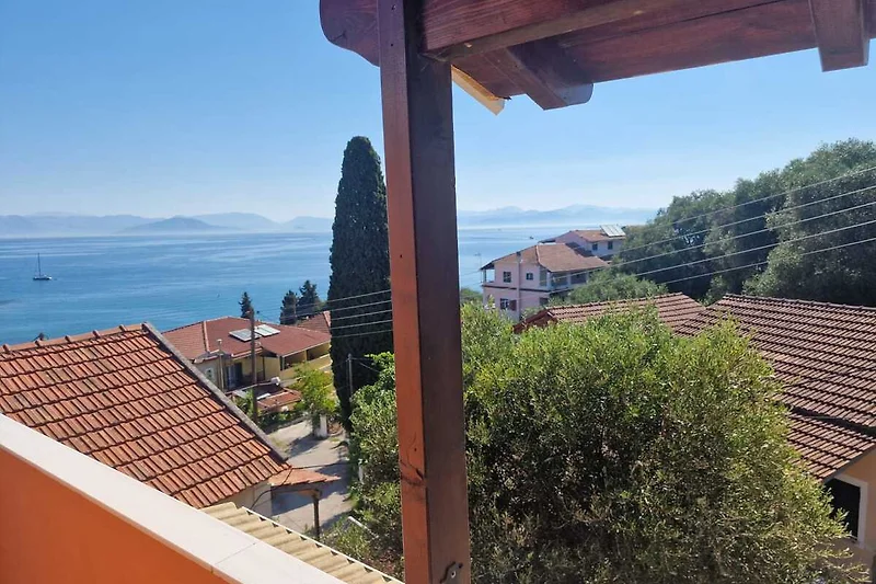 Ferienhaus mit Balkon im ruhigen Wohnviertel