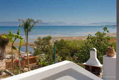 Panorama Beach House in Perivoli- Korfu mit Meerblick nur 20 Meter vom Strand