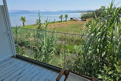 Panorama Beach House in Perivoli- Korfu mit Meerblick nur 20 Meter vom Strand