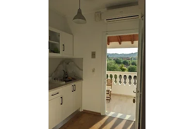Panorama Beach House in Perivoli- Korfu mit Meerblick nur 20 Meter vom Strand