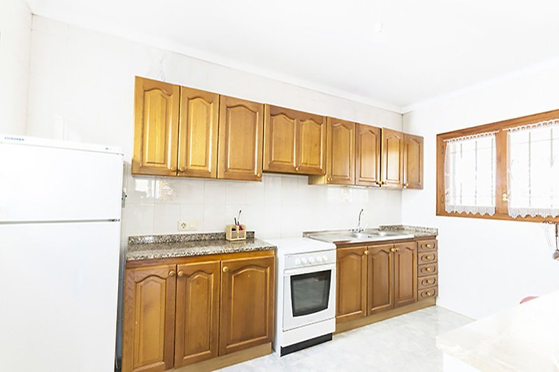 fully equipped kitchen -to prepare your fresh mediteranean Food