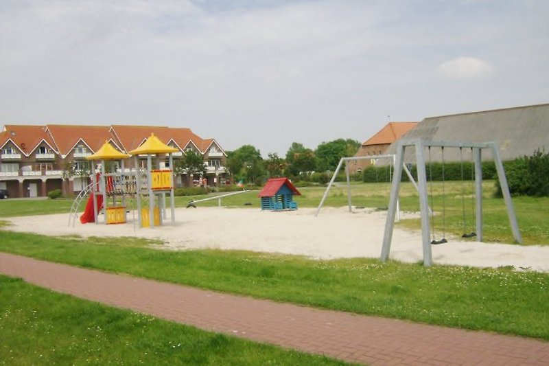 Playground in front of the complex