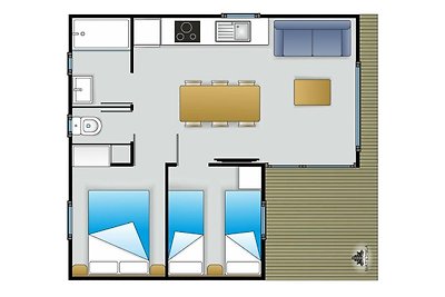 Feriendorf Els Pins Mobilehome Plus 2AC