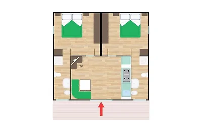 Feriendorf Pino Mare Mobilehome 48
