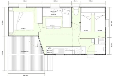 Feriendorf Els Pins Mobilehome Premium 2AC