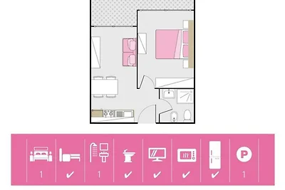 Ferienanlage Isaresidence Studio mit...
