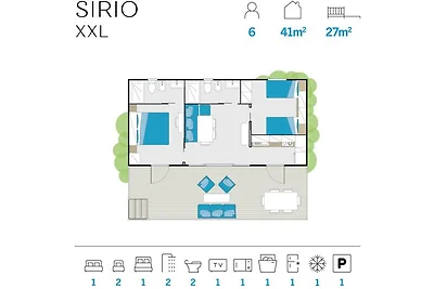 Feriendorf Isamar Mobilehome Sirio XXL AGISA ...