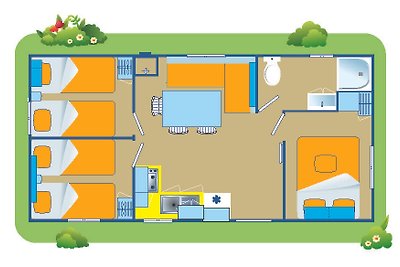 Ferienpark Cala Gogo Mobilehome Happy Premium