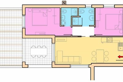 Ferienanlage A Mare - Wohnung Trilo Penthouse Superior LIR6 (2302)
