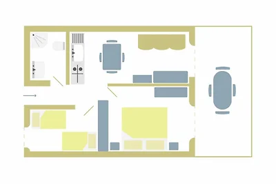 Residenz Campi Dreizimmer-Wohnung Trilo A3