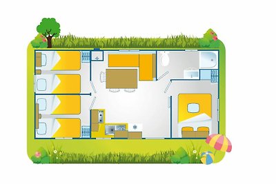 Ferienanlage La Masseria - Mobilehome Happy Premium (2357)