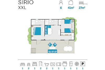 Feriendorf Isamar Mobilehome Sirio XXL AGISA ...