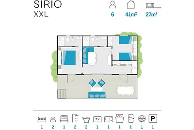 Feriendorf Isamar Mobilehome Sirio XXL AGISA ...