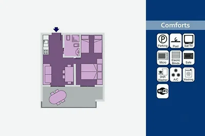 Residenz Silver Sail Zweizimmer-Wohnung...