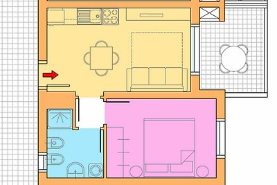 Ferienanlage A Mare - Wohnung Bilo HR4 (2297)