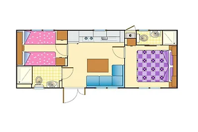 Feriendorf Le Tamerici Mobilehome Asinara