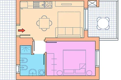 Villaggio A Mare Zweizimmer-Wohnung Bilo H4-5