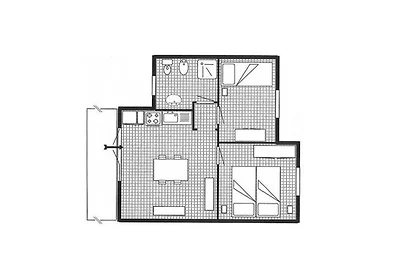 Residenz San Giorgio Dreizimmer-Ferienhaus Ti...
