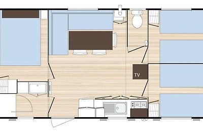 Feriendorf Del Mar Mobilehome 6 Pax daily