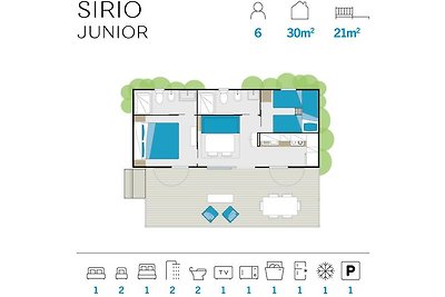 Feriendorf Isamar Mobilehome Sirio Junior AGI...