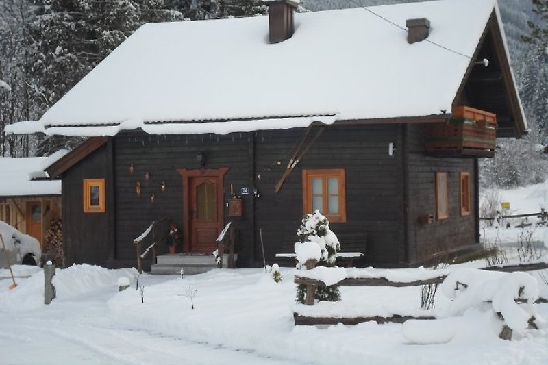 Jagdhütte Winter