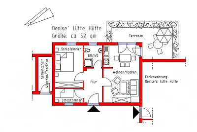 Bungalow di vacanza Denise` Lütte Hütte