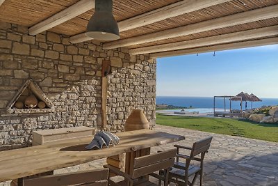 New luxury villa Komos on the beach