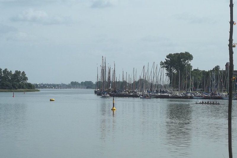 View from the Schlei Bridge.