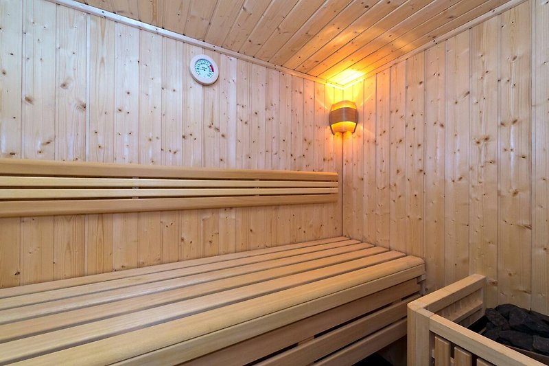 Sauna in der Ferienwohnung