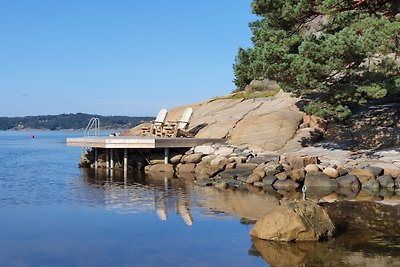 Casa di vacanza sul fiordo - spiaggia privata