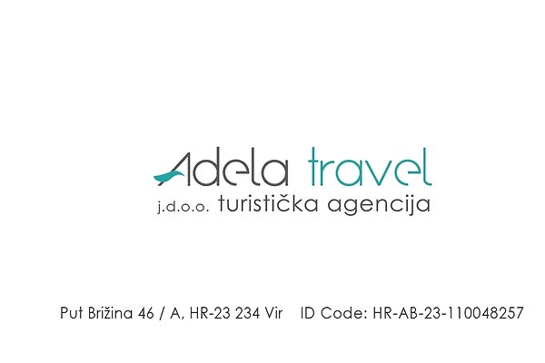 <span style="font-size:smaller;">Firma Adela travel j.d.o.o.</span><br> Frau Turković <span style="font-size:smaller;">Firma Adela travel j.d.o.o.</span><br> Frau Turković