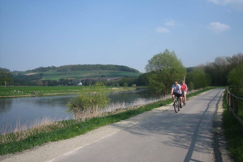 Weserradweg bei Polle