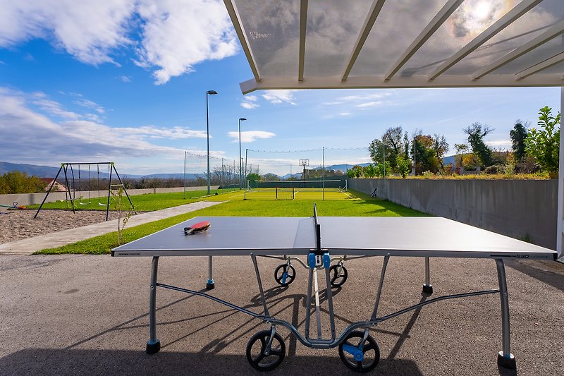 Try out your table tennis skills against your family or friends and have fun