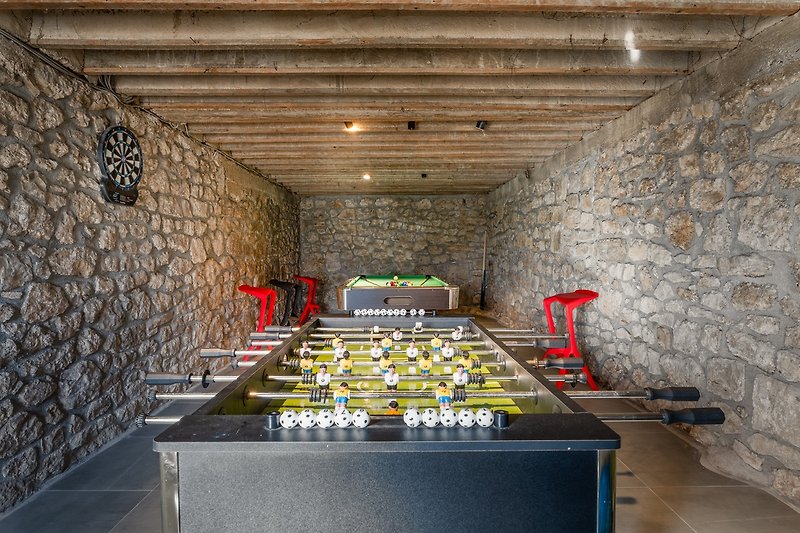 There is also a Fun zone with a Billiard and table soccer