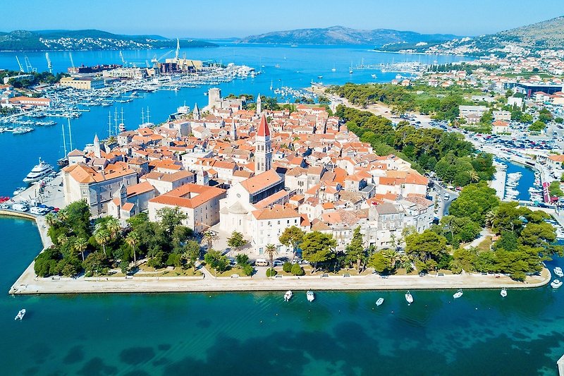 famous town Trogir with great historical and cultural attractions, under UNESCO