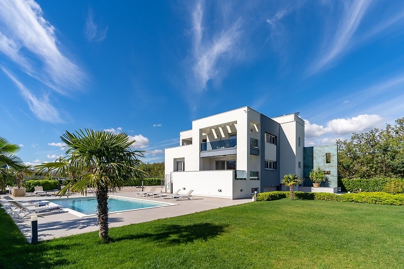 Villa Marijeta exclusive 5 star villa with 50sqm private, heated pool, 6 bedrooms