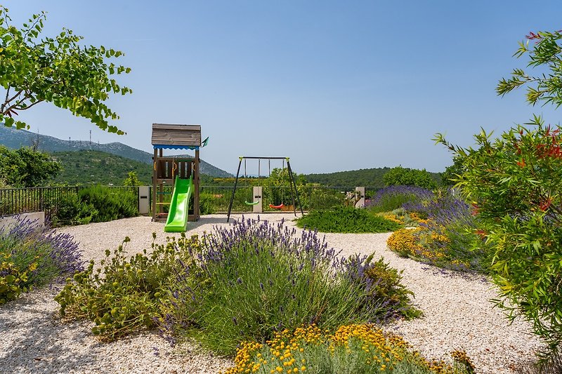Enjoy the outdoor surrounded with aromatic Mediterranean plants