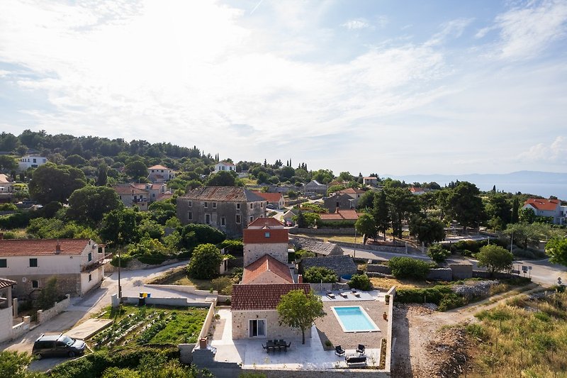 Die Villa Olim Civitas ist hochwertig eingerichtet, voll klimatisiert und verfügt über kostenfreies WLAN.